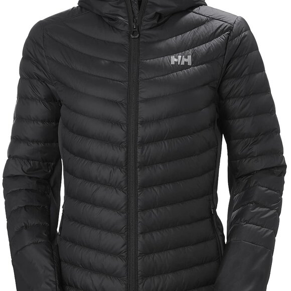 Helly-Hansen Women's Verglas Hooded Down Hybrid Insulator Jacket, Small - NEW! - Picture 1 of 7